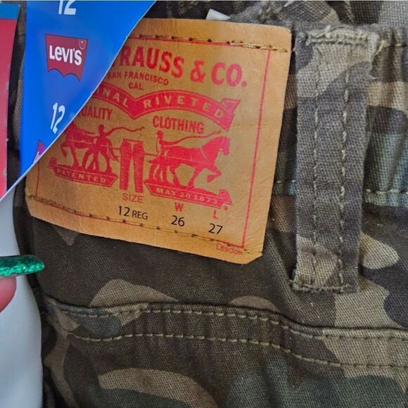 Boy's Levi Strauss Camouflage Jogger Size 12 - Picture 4 of 5